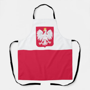 Delantal Bandera de Polonia