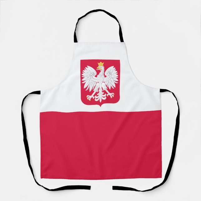 Delantal Bandera de Polonia (Anverso)