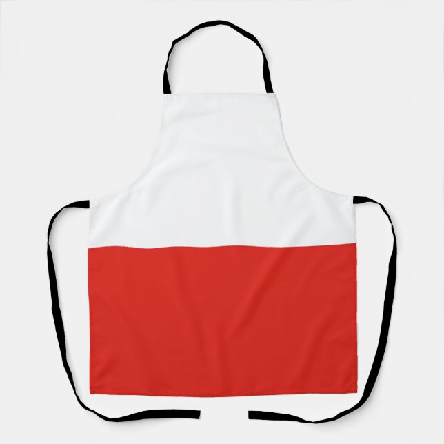 Delantal Bandera de Polonia (Anverso)