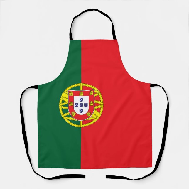 Delantal Bandera de Portugal (Anverso)