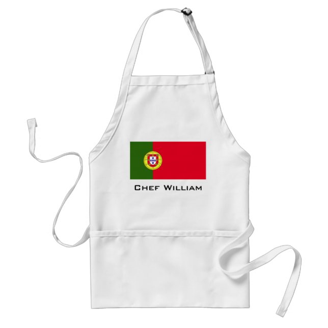Delantal Bandera de Portugal (Frente)