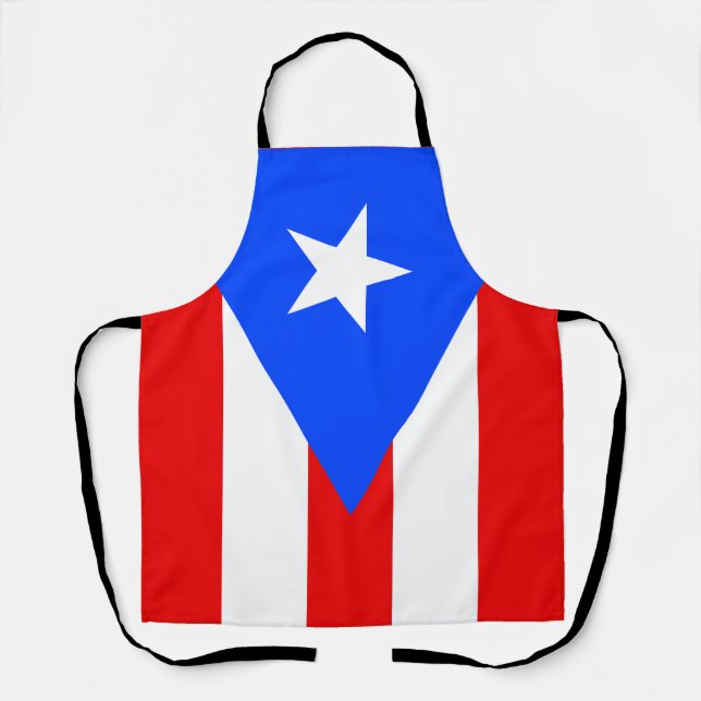 Delantal Bandera de Puerto Rico (Anverso)