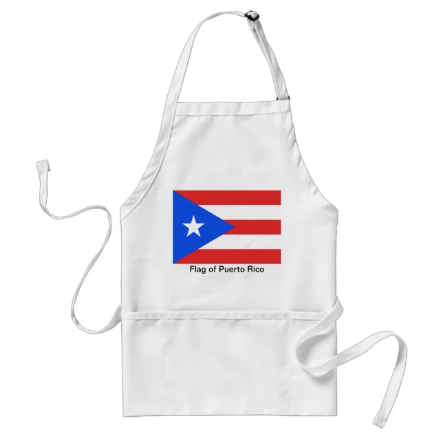 Delantal Bandera de Puerto Rico (Frente)