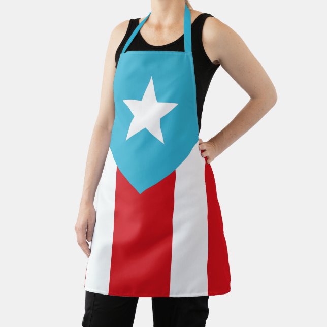 Delantal Bandera de Puerto Rico 1892 (in situ)