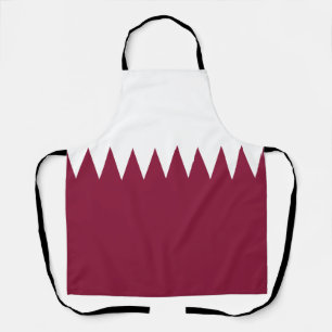 Delantal Bandera de Qatar