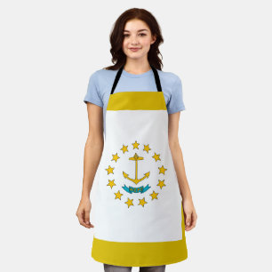 Delantal Bandera de Rhode Island