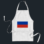 Delantal Bandera de Rusia<br><div class="desc">Apron con bandera rusa. Puede agregar su propio texto o gráficos haciendo clic en "personalizar más adelante".</div>
