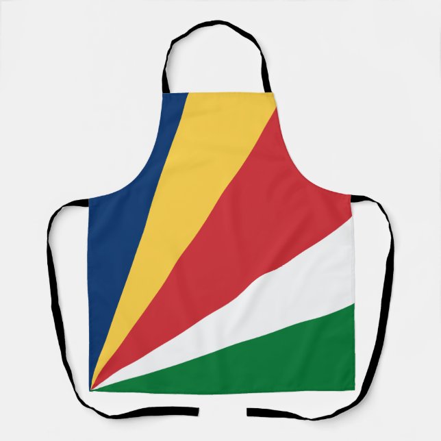 Delantal Bandera de Seychelles (Anverso)