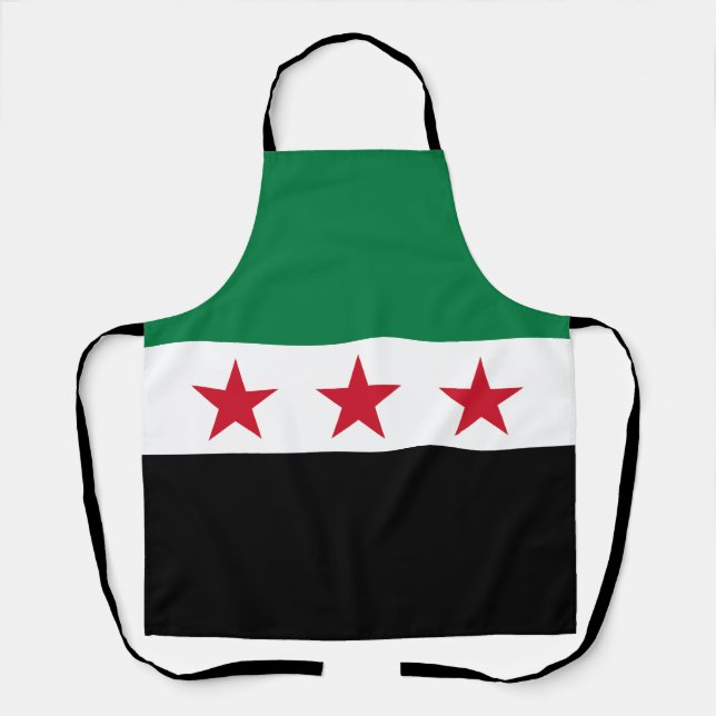 Delantal Bandera de Siria (Anverso)