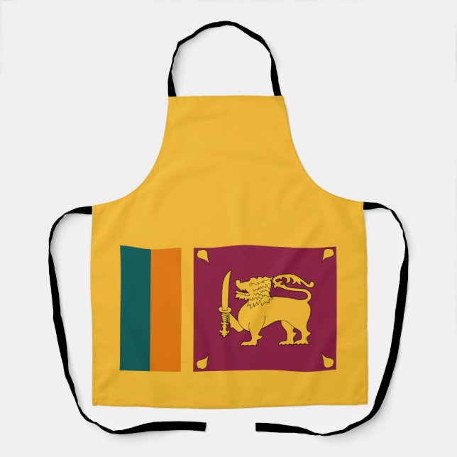 Delantal Bandera de Sri Lanka (Anverso)