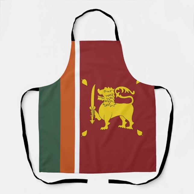Delantal Bandera de Sri Lanka (Anverso)