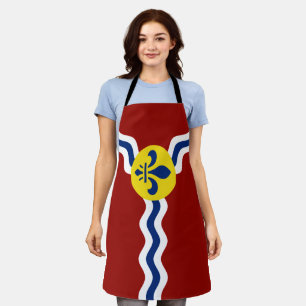 Delantal Bandera de St. Louis City Apron
