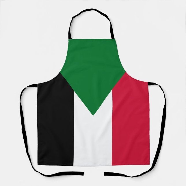 Delantal Bandera de Sudán (Anverso)
