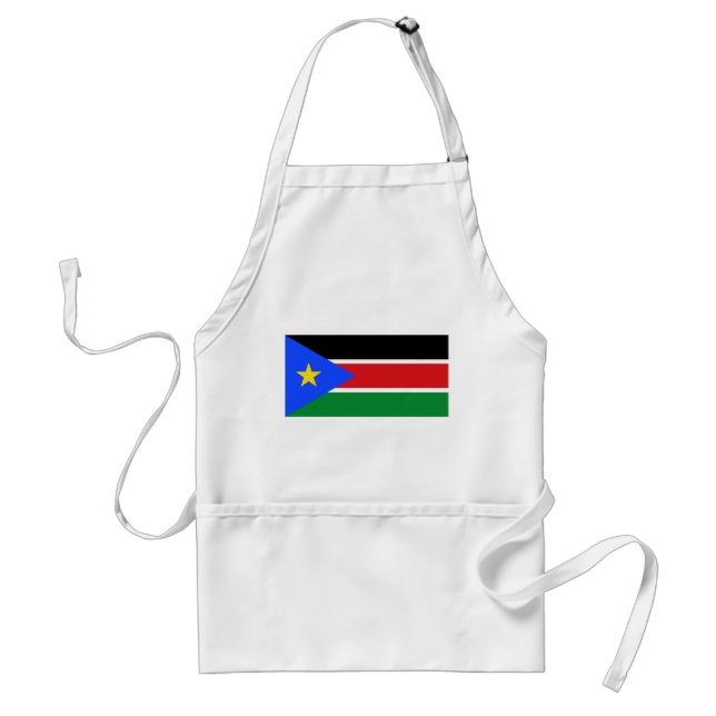Delantal Bandera de Sudán del Sur (Frente)