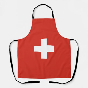 Delantal Bandera de Suiza
