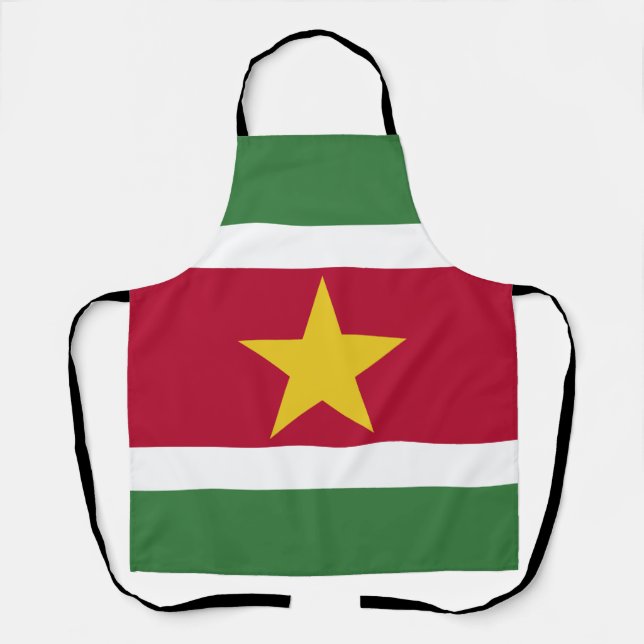 Delantal Bandera de Surinam (Anverso)