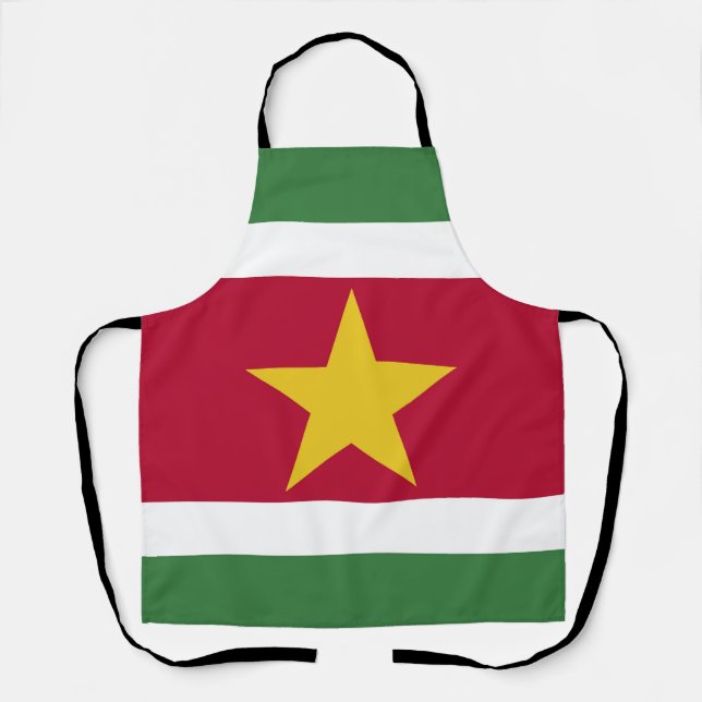 Delantal Bandera de Surinam (Anverso)