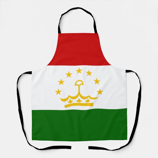 Delantal Bandera de Tayikistán (Anverso)