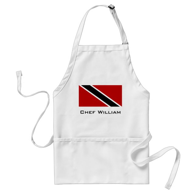 Delantal Bandera de Trinidad y Tobago (Frente)