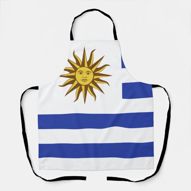 Delantal Bandera de Uruguay (Anverso)