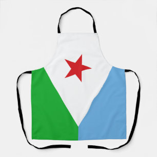 Delantal Bandera de Yibuti