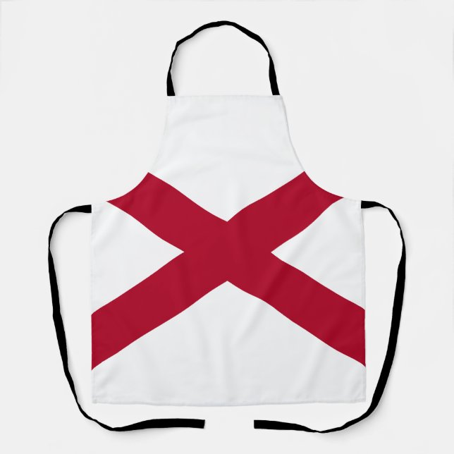 Delantal Bandera del estado de Alabama (Anverso)