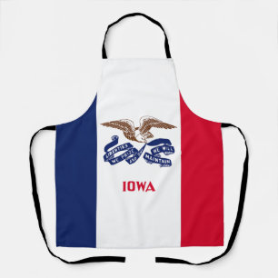 Delantal Bandera del estado de Iowa