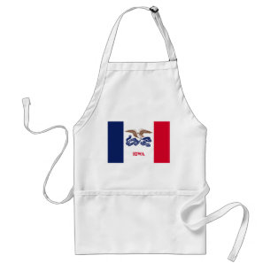 Delantal Bandera del estado de Iowa