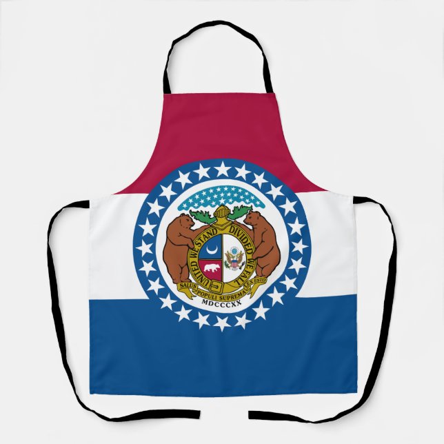 Delantal Bandera del estado de Missouri (Anverso)