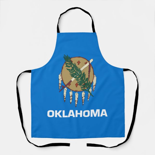 Delantal Bandera del estado de Oklahoma (Anverso)