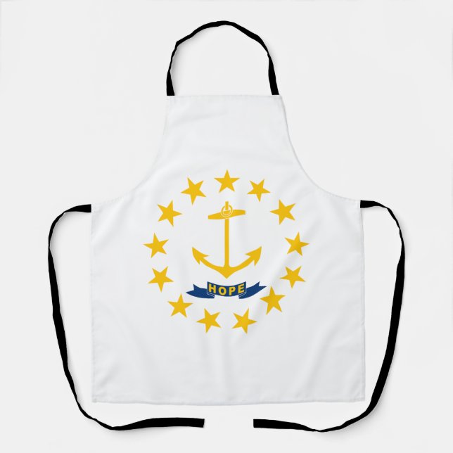 Delantal Bandera del estado de Rhode Island (Anverso)