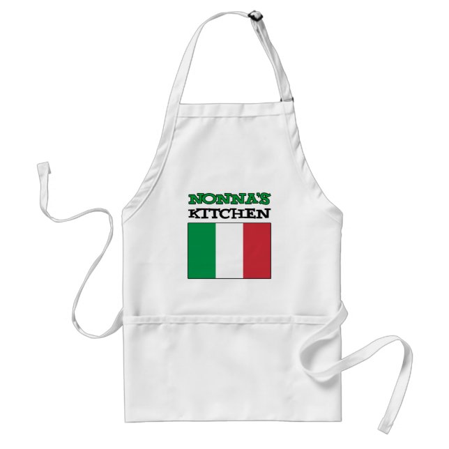 Delantal Bandera del italiano de la cocina de Nonna (Frente)