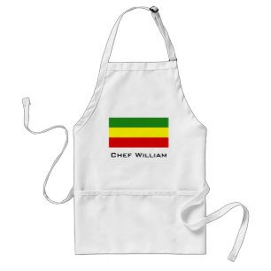 Delantal Bandera del orgullo de Rastafarian