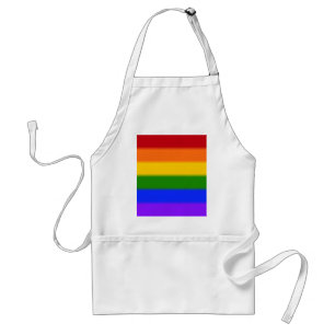 Delantal Bandera del orgullo gay caído