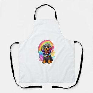 Delantal Bandera del orgullo gay Gordon Setter Dog Lover Ra
