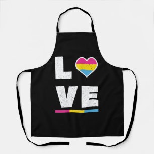 Delantal Bandera del Orgullo Pansexual LGBTQ Molesta Amor G