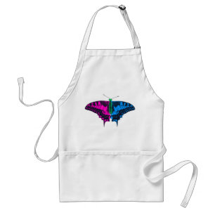 Delantal Bandera del Orgullo Polisexual Mariposa de cerda
