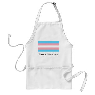 Delantal Bandera del Orgullo Transgénero