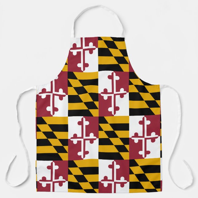Delantal Bandera del Patrón Maryland (Anverso)