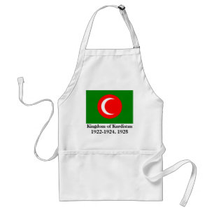 Delantal Bandera del Reino del Kurdistán (1922-1924, 1925)