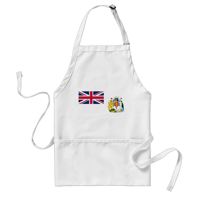 Delantal Bandera del Territorio Antártico Británico (Frente)
