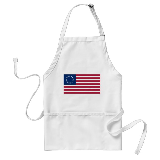 Delantal Bandera estadounidense de Betsy Ross (Frente)