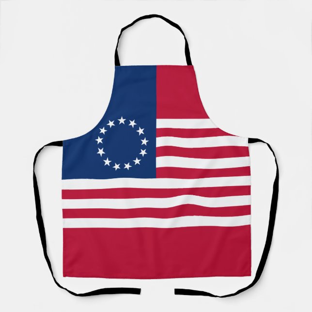 Delantal Bandera estadounidense de Betsy Ross (Anverso)