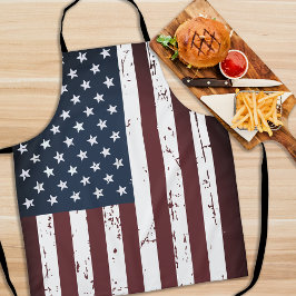 Delantal Bandera estadounidense Estrellas patrióticas