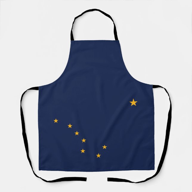 Delantal Bandera estatal de Alaska (Anverso)