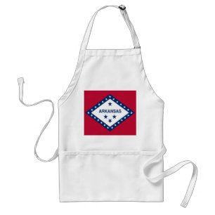 Delantal Bandera estatal de Arkansas