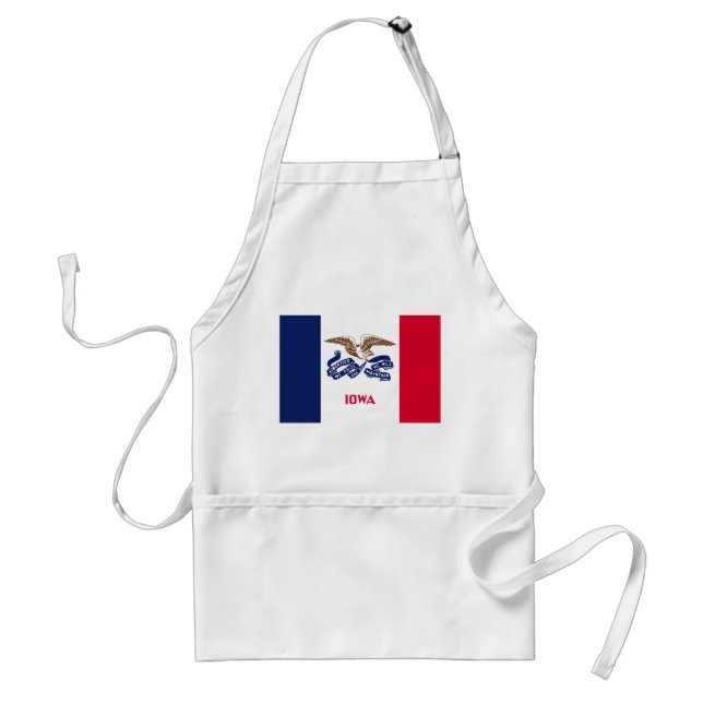 Delantal Bandera Estatal Iowa (Frente)