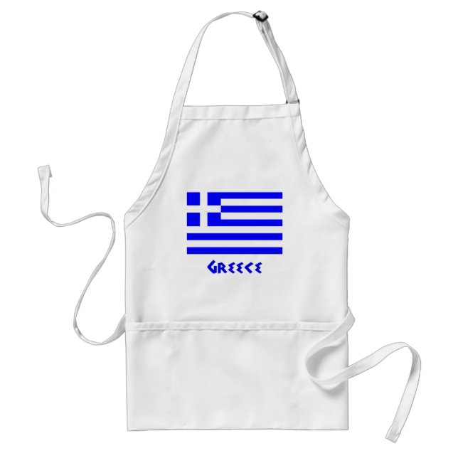 Delantal Bandera griega (Frente)
