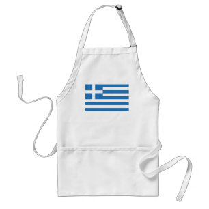 Delantal Bandera griega, bandera de Grecia