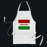 Delantal Bandera húngara personalizada<br><div class="desc">El Apron de Bandera Húngara Personalizada Celebra tu herencia con estilo y estilo con este Apron de Bandera Húngara Personalizada. Perfecto para los amantes de la cocina que gustan de traer un toque de orgullo nacional a sus creaciones culinarias, este delantal combina funcionalidad con un toque personal único.</div>